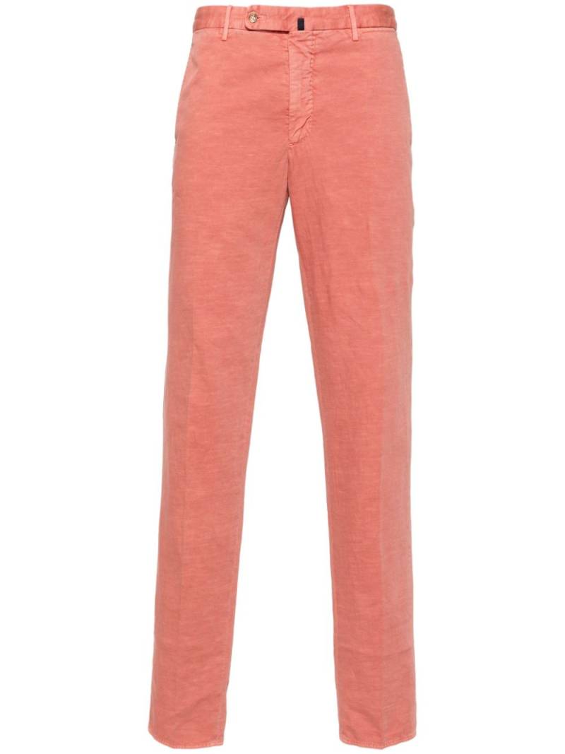 Incotex pressed-crease trousers - Pink von Incotex