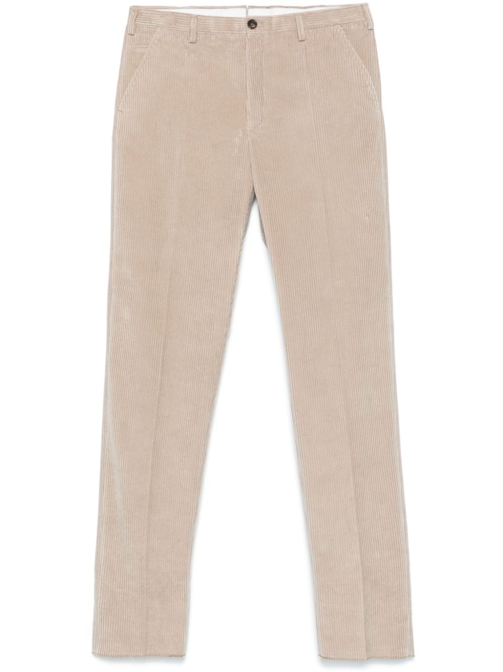 Incotex regular-fit velvet trousers - Neutrals von Incotex