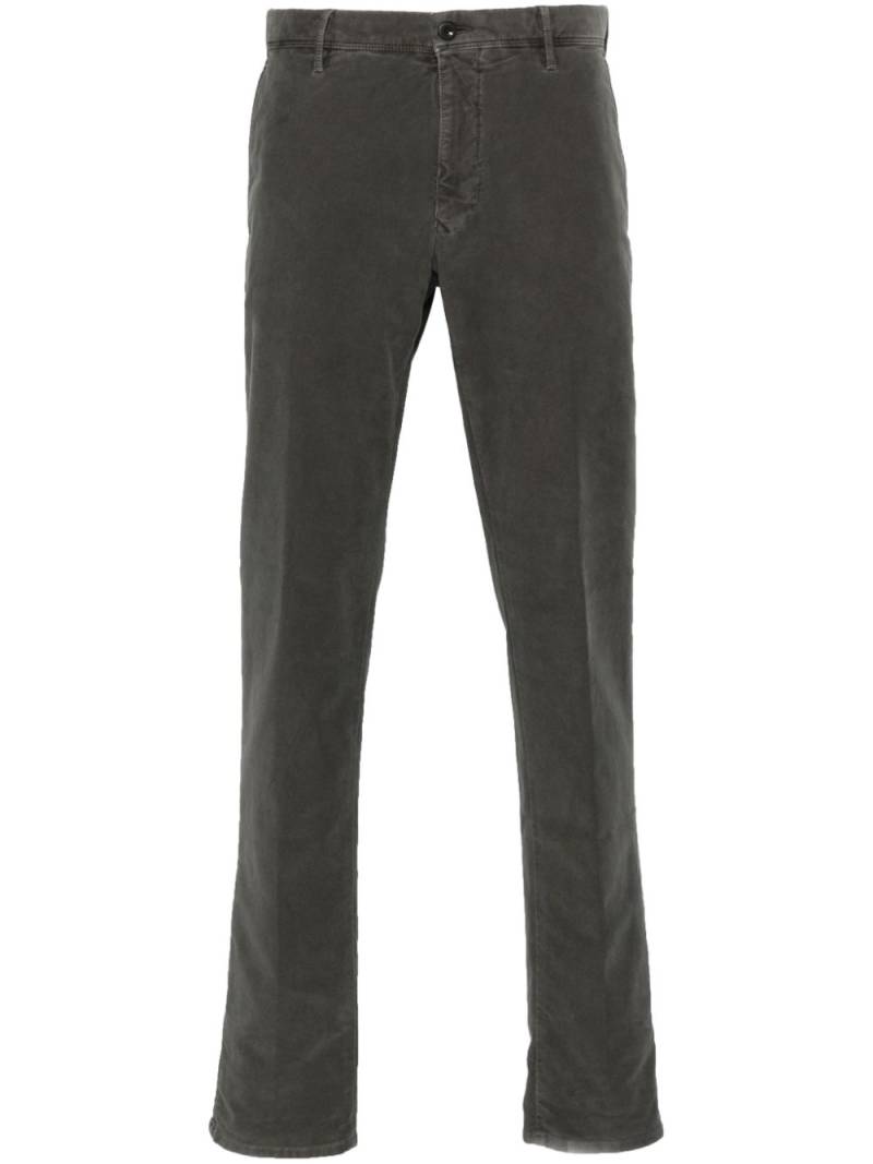 Incotex slim-cut chino trousers - Grey von Incotex