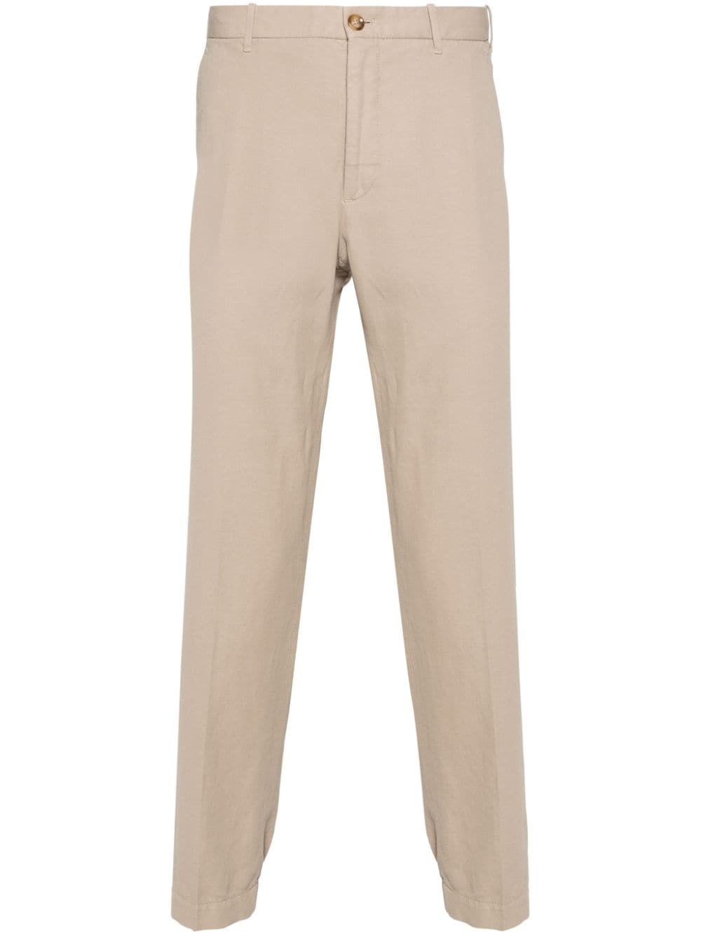 Incotex slim-cut chino trousers - Neutrals von Incotex