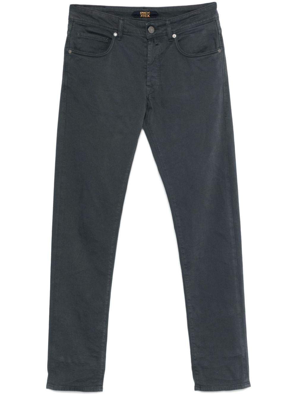 Incotex slim-cut trousers - Blue von Incotex