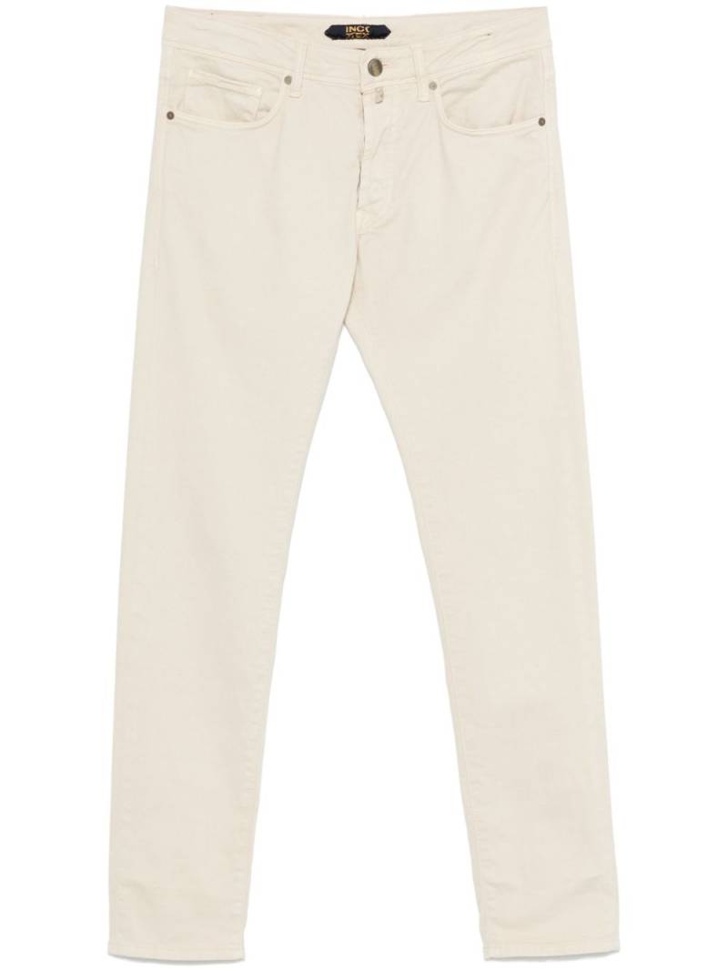 Incotex slim-cut trousers - Neutrals von Incotex