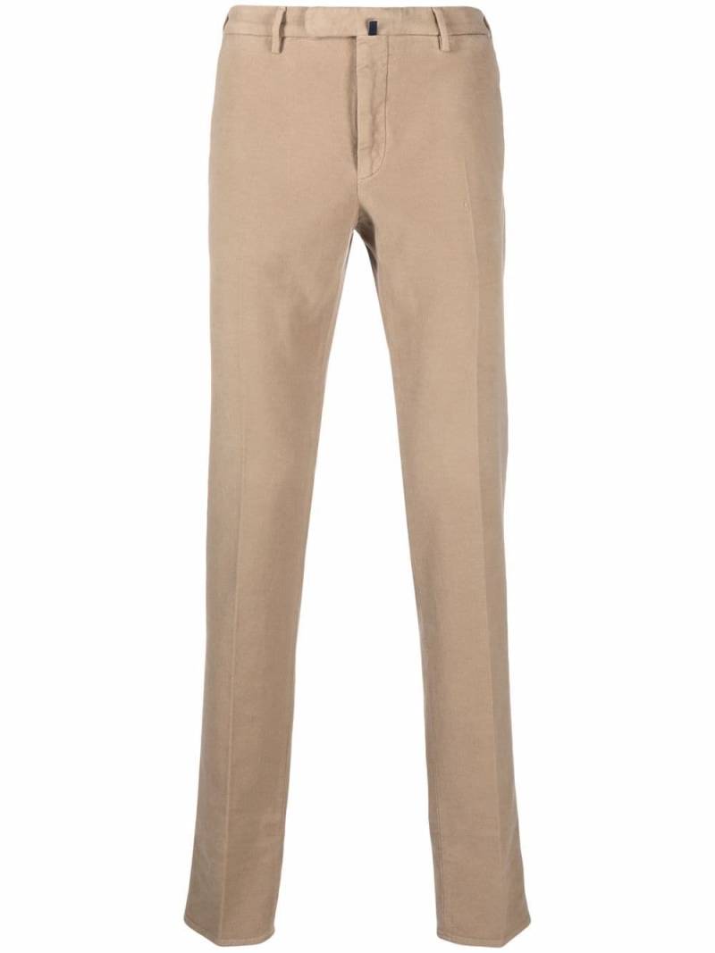 Incotex slim-fit cotton trousers - Neutrals von Incotex