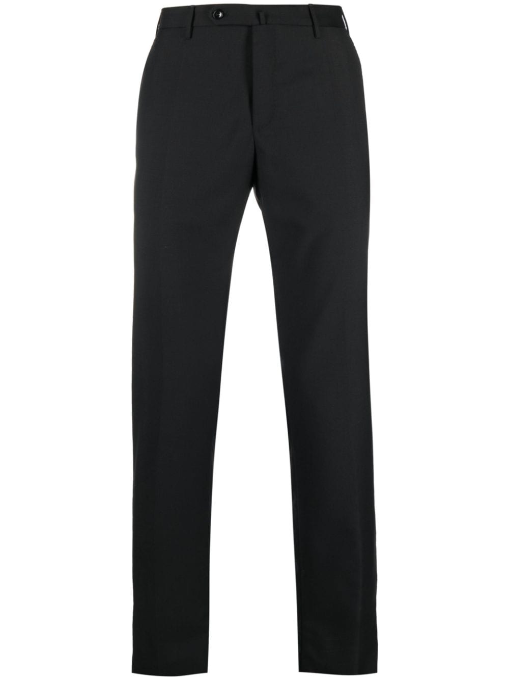 Incotex slim-fit wool tailored trousers - Black von Incotex