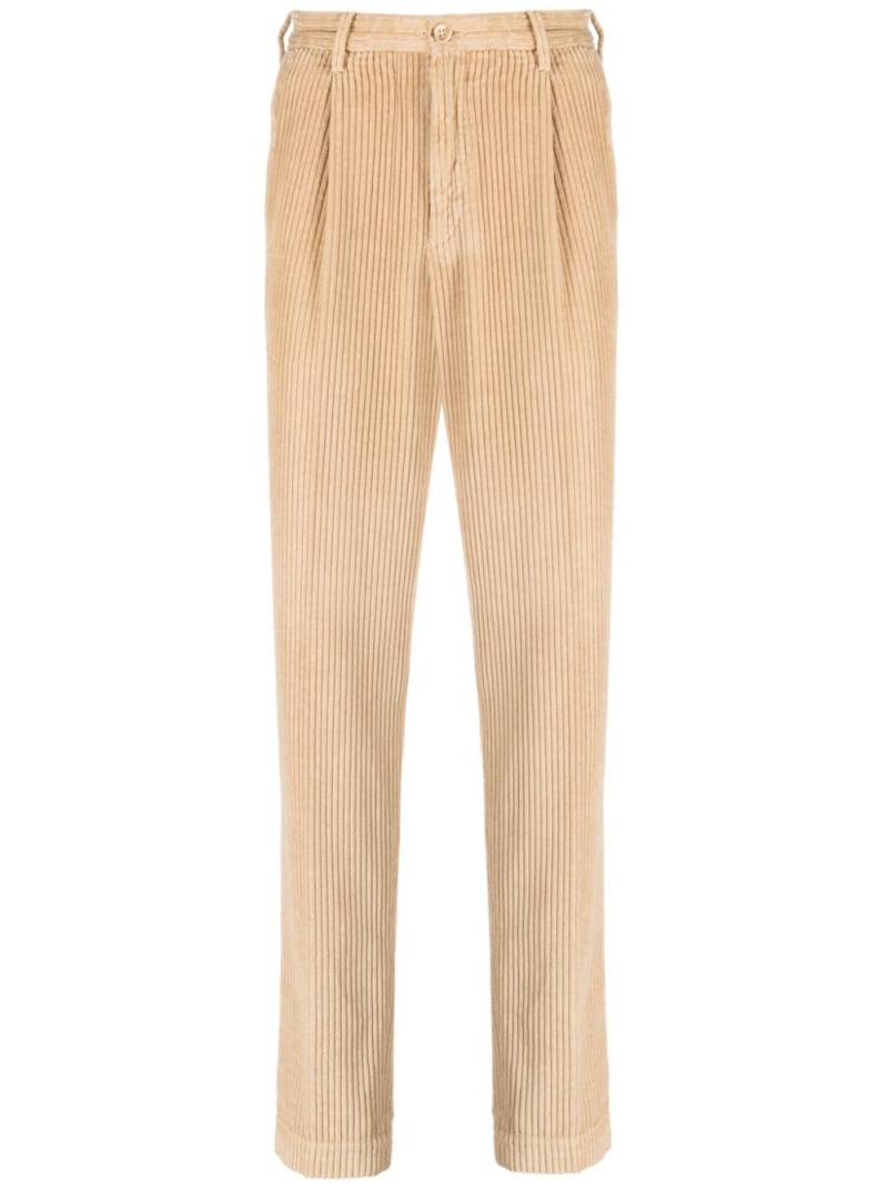 Incotex straight-leg corduroy trousers - Neutrals von Incotex