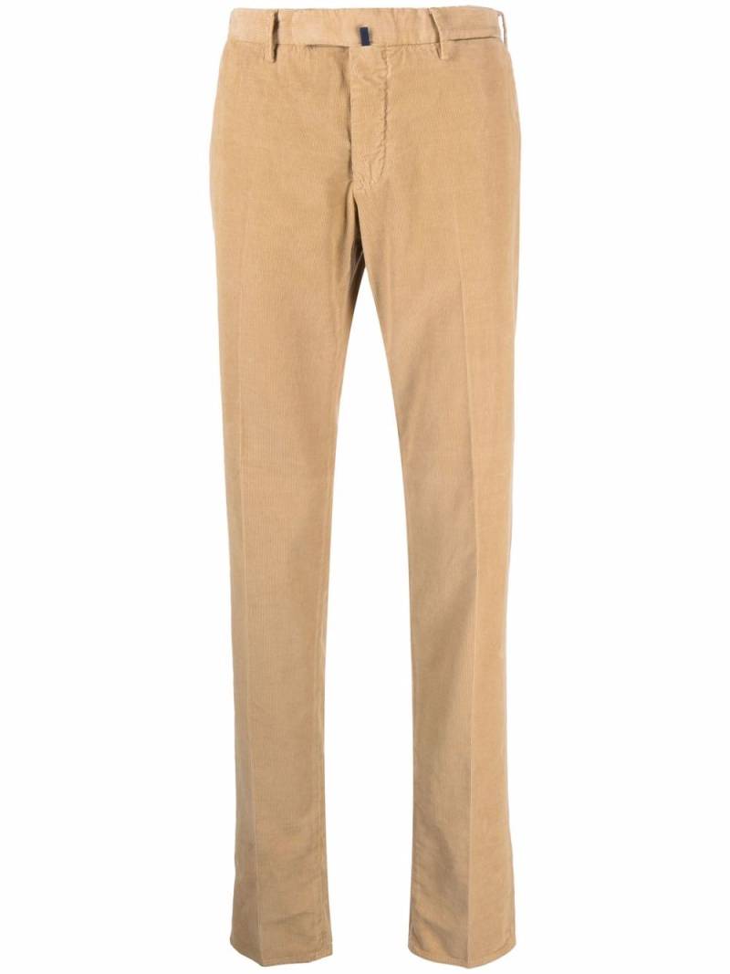 Incotex straight-leg corduroy trousers - Neutrals von Incotex