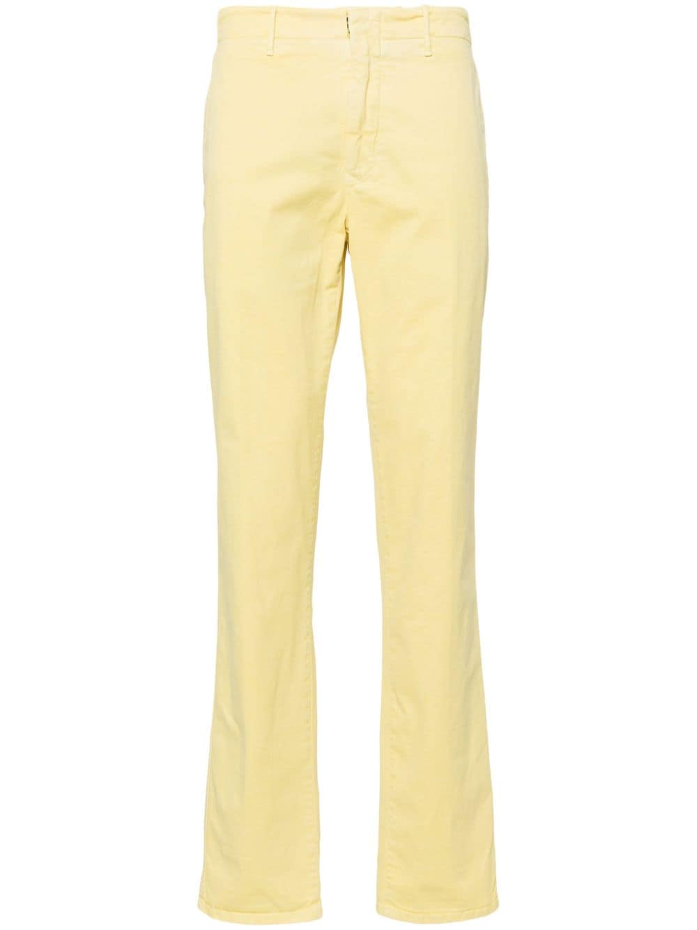 Incotex straight-leg cotton-blend chinos - Yellow von Incotex