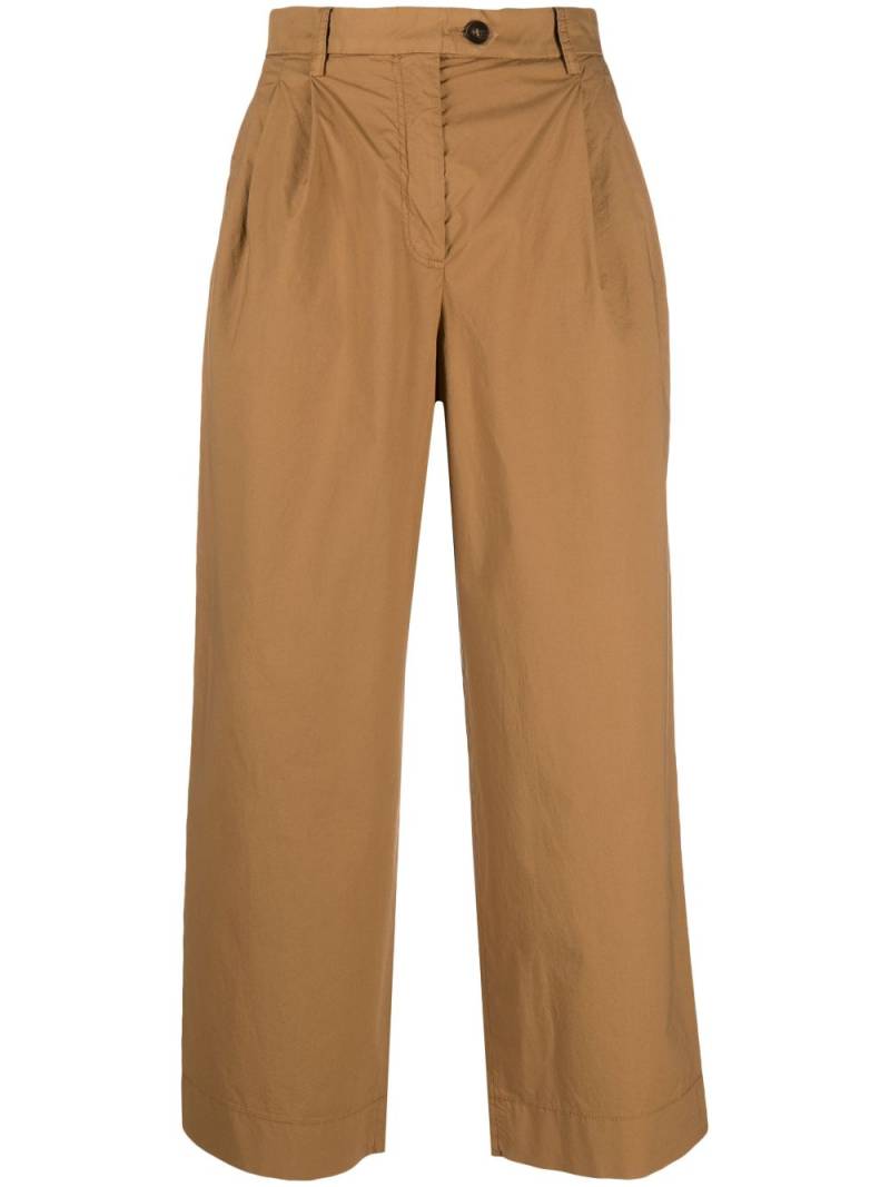 Incotex straight-leg cotton trousers - Brown von Incotex