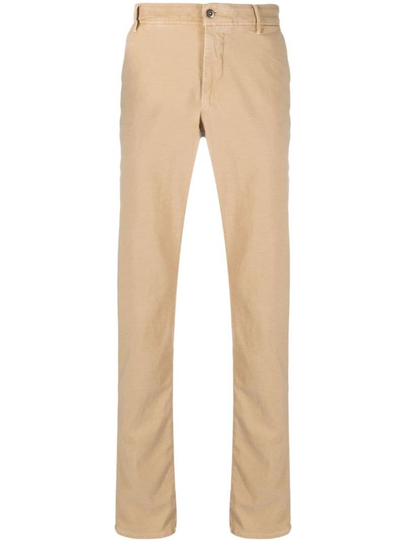 Incotex straight-leg cotton trousers - Neutrals von Incotex