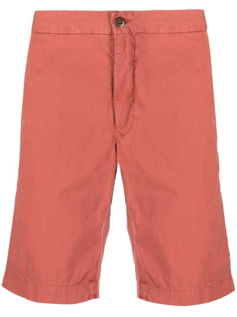 Incotex knee-length chino shorts - Red von Incotex