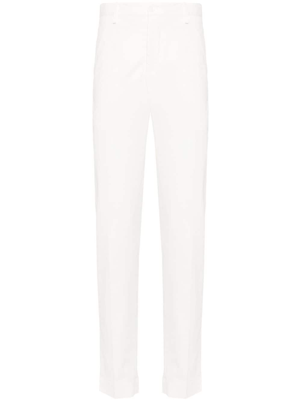 Incotex tapered-leg trousers - White von Incotex