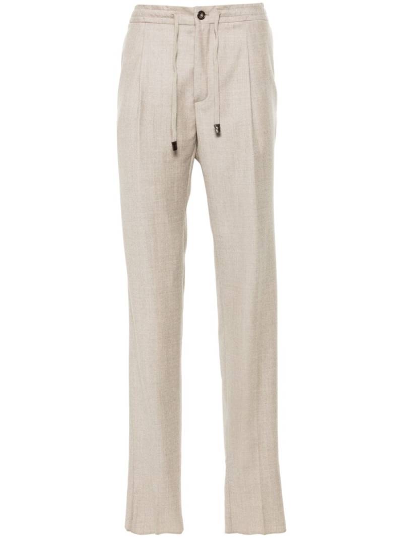 Incotex tapered trousers - Neutrals von Incotex