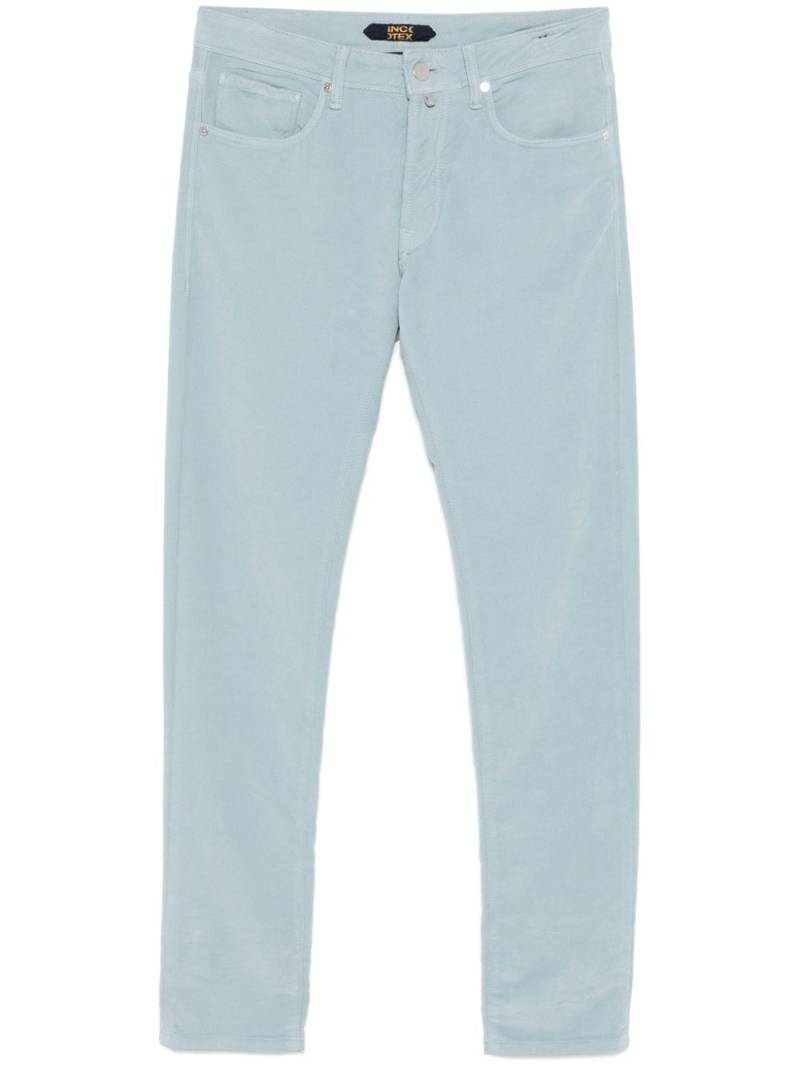 Incotex textured trousers - Blue von Incotex