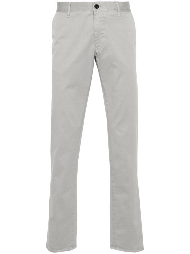 Incotex twill stretch-cotton trousers - Grey von Incotex