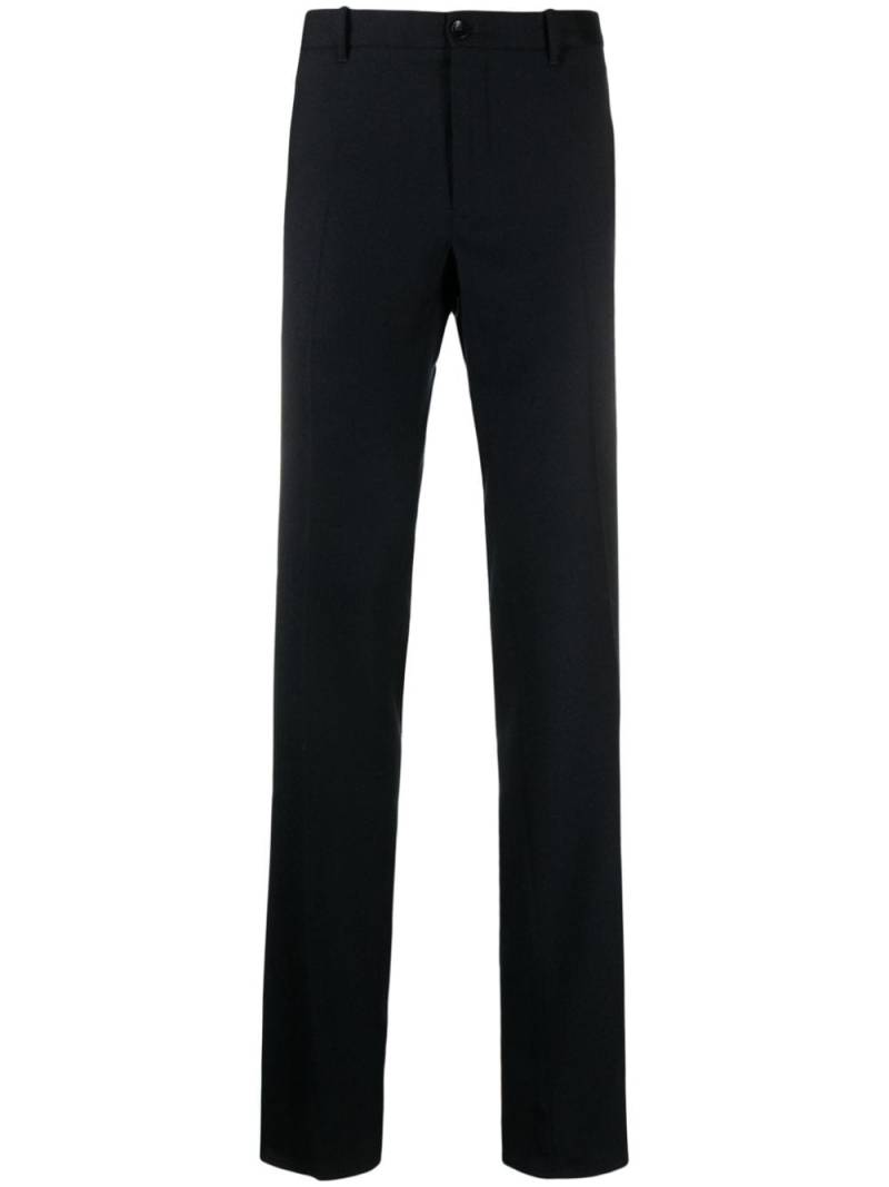 Incotex twill-weave virgin-wool tailored trousers - Blue von Incotex