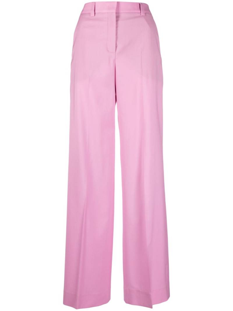 Incotex wide-leg wool trousers - Pink von Incotex