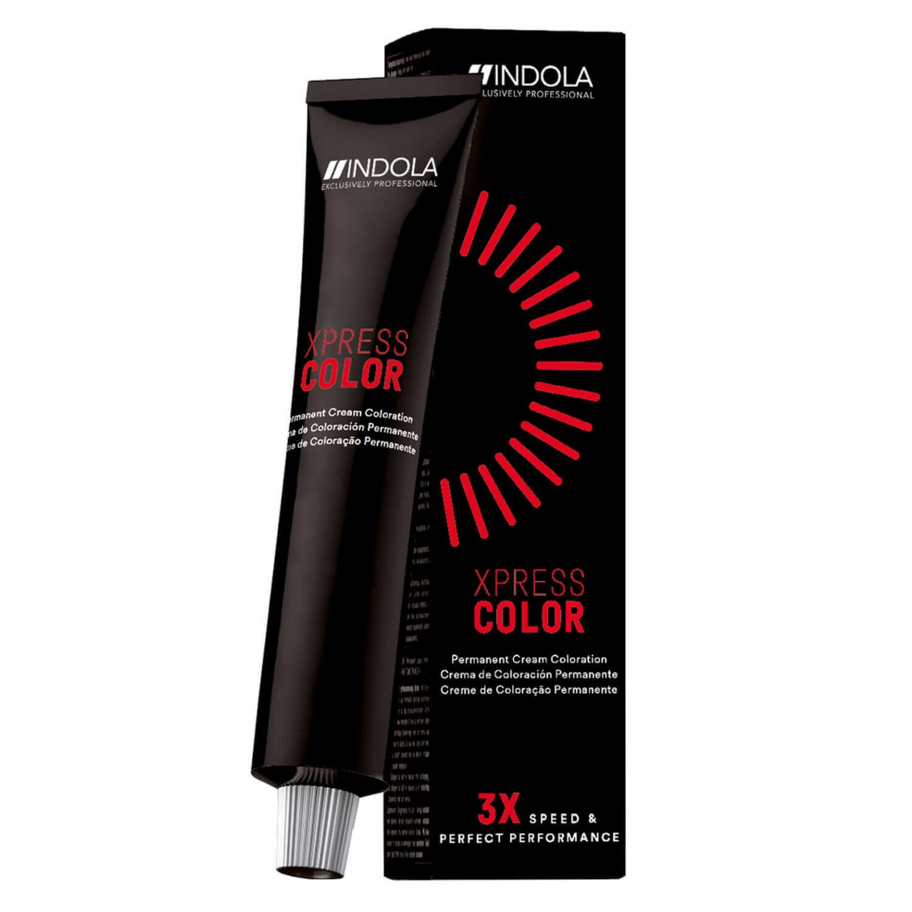 Indola Color - Xpress Color 6.65 Dunkelblond Rot Mahagoni von Indola