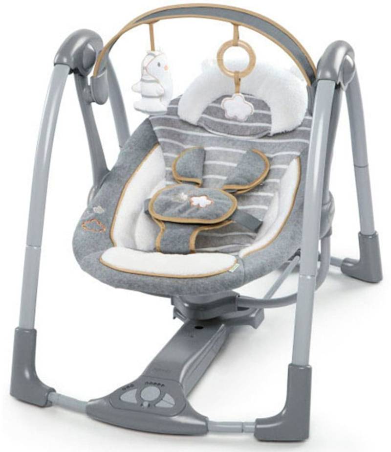 ingenuity Babyschaukel »Swing'n' Go, Bella Teddy«, bis 9 kg, tragbar von Ingenuity