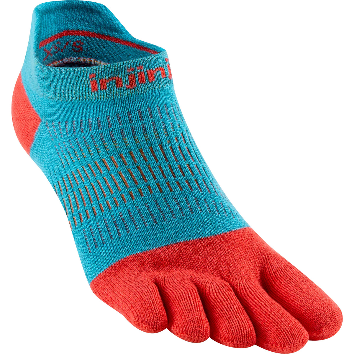 Injinji Damen Run Lightweight No-Show Socken von Injinji