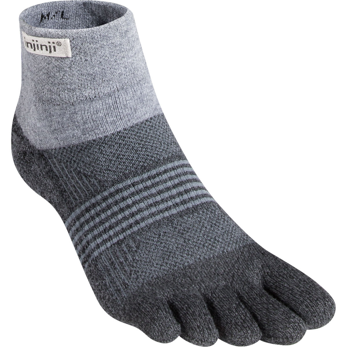 Injinji Damen Trail Midweight Mini-Crew Socken von Injinji