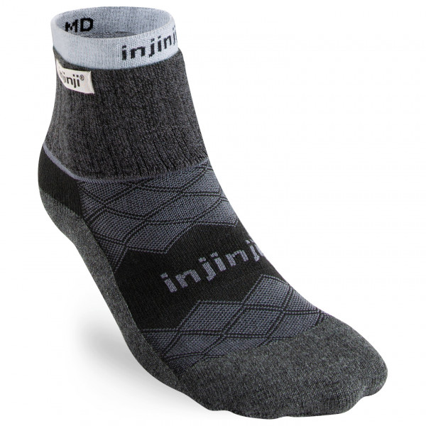 Injinji - Liner+Runner Mini-Crew - Laufsocken Gr L/XL;S/M grau von Injinji