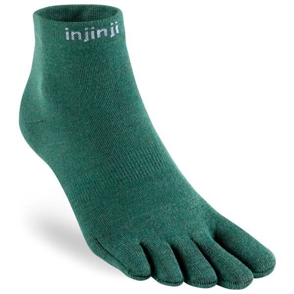 Injinji - Liner Mini-Crew - Multifunktionssocken Gr L grün von Injinji