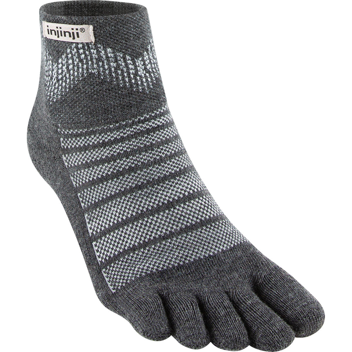 Injinji Outdoor Midweight Mini-Crew Merino Socken Injinji Outdoor Midweight Mini-Crew Merino Socken von Injinji