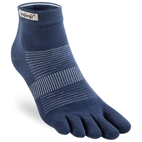 Injinji - Run Lightweight Mini-Crew - Laufsocken Gr L blau von Injinji