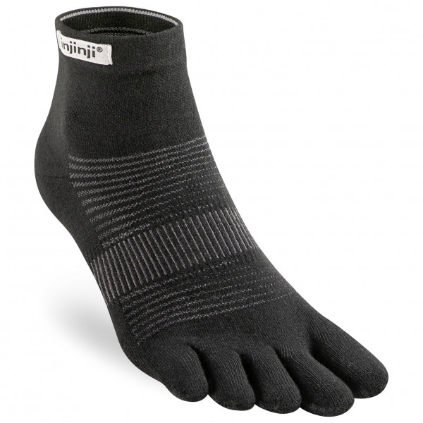 Injinji - Run Lightweight Mini-Crew - Laufsocken Gr L;M;S;XL blau;grau;schwarz von Injinji