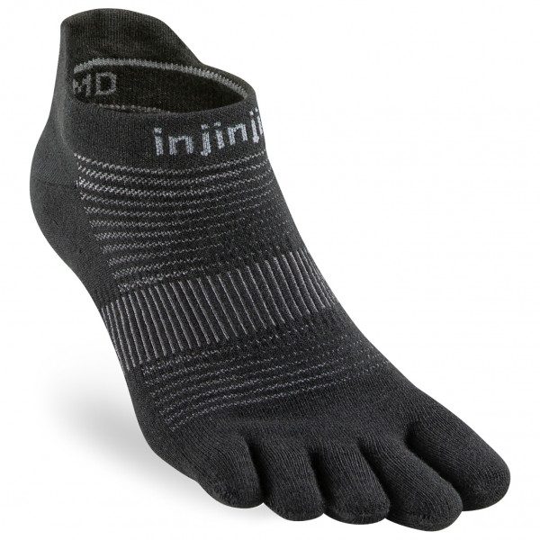 Injinji - Run Lightweight No-Show - Laufsocken Gr L;M;S;XL blau;braun;bunt;grau;grün;orange/rot;schwarz von Injinji