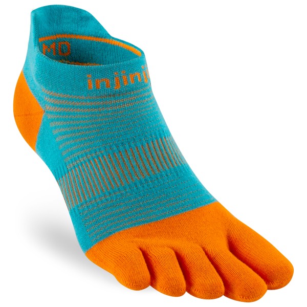 Injinji - Run Lightweight No-Show - Laufsocken Gr S türkis von Injinji