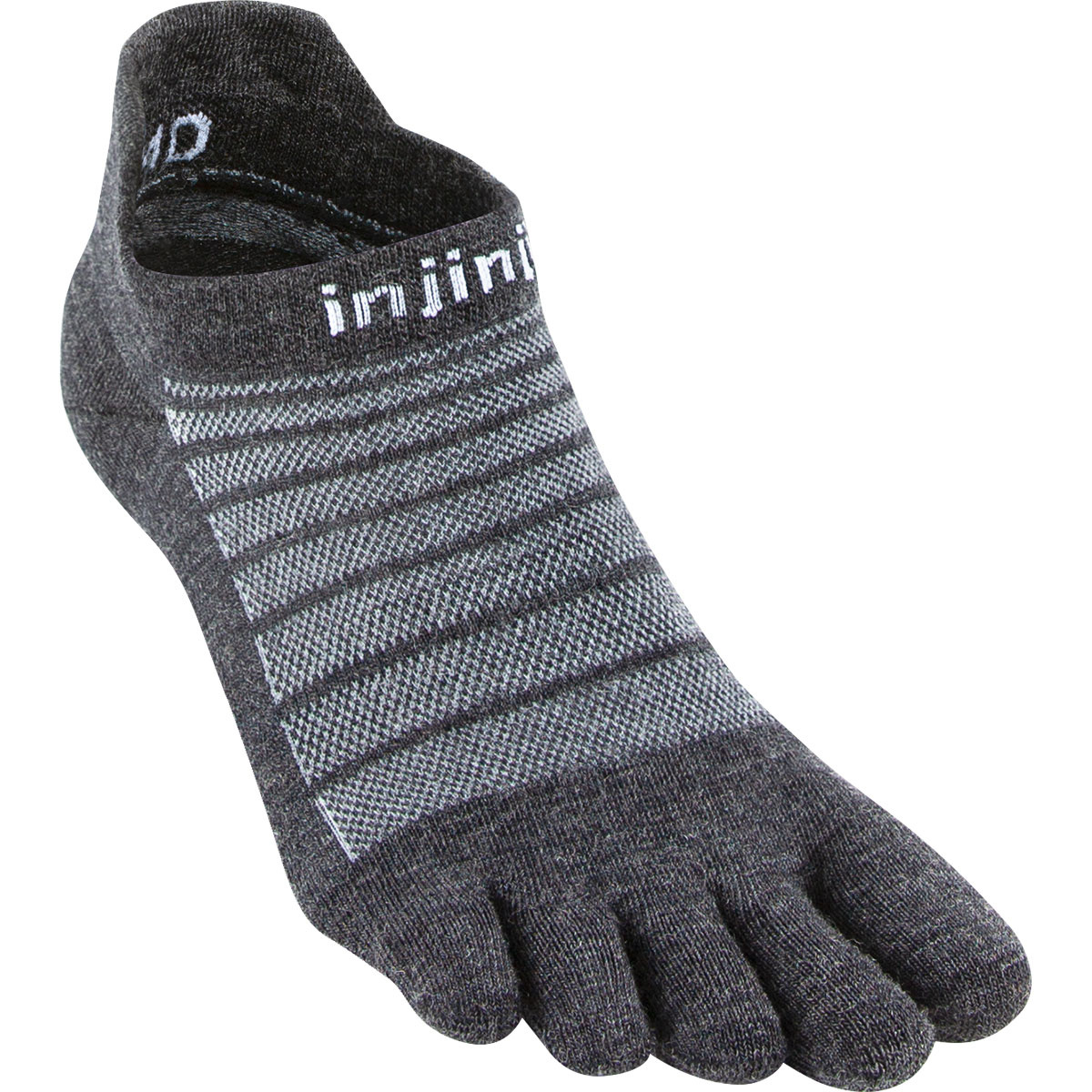 Injinji Run Lightweight No-Show Merino Socken Injinji Run Lightweight No-Show Merino Socken von Injinji