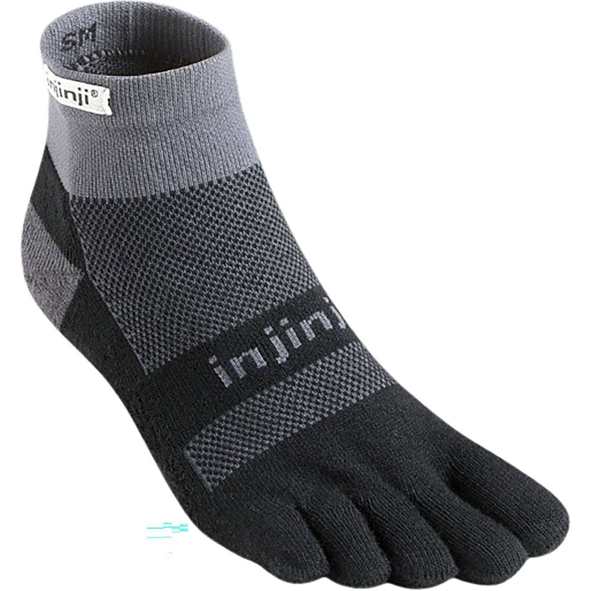 Injinji Run Midweight Mini-Crew Socken von Injinji