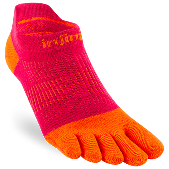 Injinji - Women's Run Lightweight No-Show - Laufsocken Gr XS/S rot von Injinji