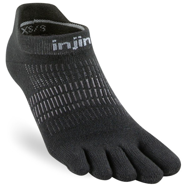 Injinji - Women's Run Lightweight No-Show - Laufsocken Gr XS/S schwarz von Injinji