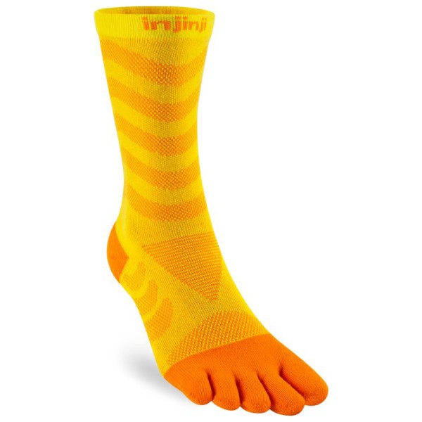 Injinji - Women's Run Technical Crew - Laufsocken Gr M/L orange von Injinji