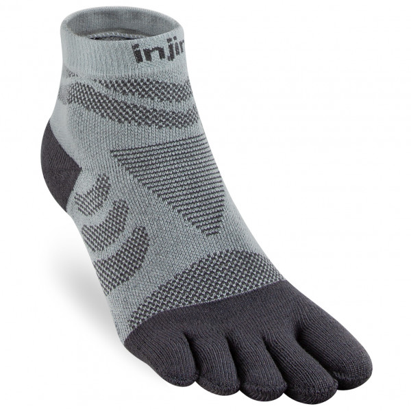 Injinji - Women's Run Technical Mini-Crew - Laufsocken Gr M/L grau von Injinji