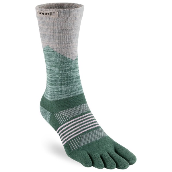 Injinji - Women's Trail Midweight Crew - Wandersocken Gr M/L grau von Injinji