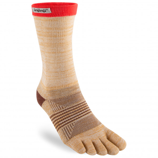 Injinji - Women's Trail Midweight Crew - Wandersocken Gr XS/S beige von Injinji