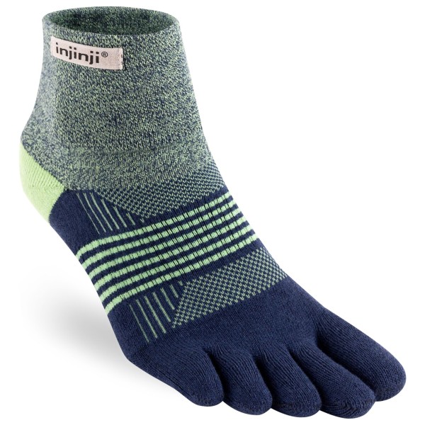 Injinji - Women's Trail Midweight Mini Crew - Wandersocken Gr M/L blau von Injinji