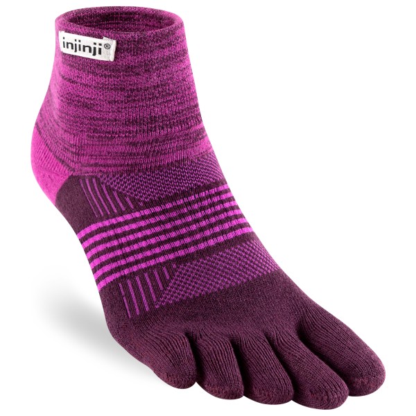 Injinji - Women's Trail Midweight Mini Crew - Wandersocken Gr M/L lila von Injinji