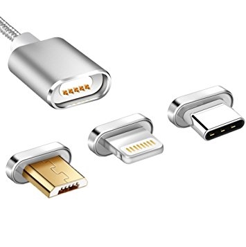 Magnetisches USB Schnell Ladekabel für iPhone oder Android USB C (ähnlich Znaps) von Havetime