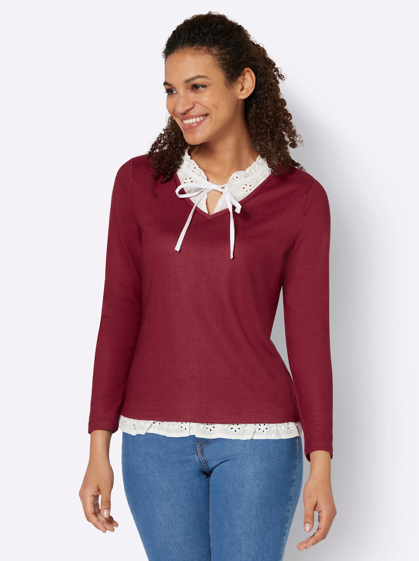 Inspirationen 2-in-1-Langarmshirt »2-in-1-Shirt« Inspirationen 2-in-1-Langarmshirt »2-in-1-Shirt« von Inspirationen