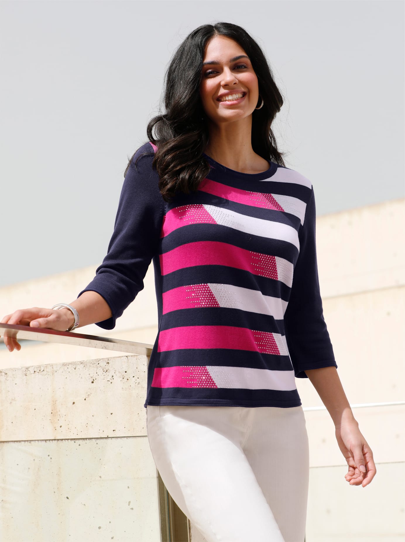 Inspirationen 3/4 Arm-Pullover »Stehkragen-Pullover« Inspirationen 3/4 Arm-Pullover »Stehkragen-Pullover« von Inspirationen