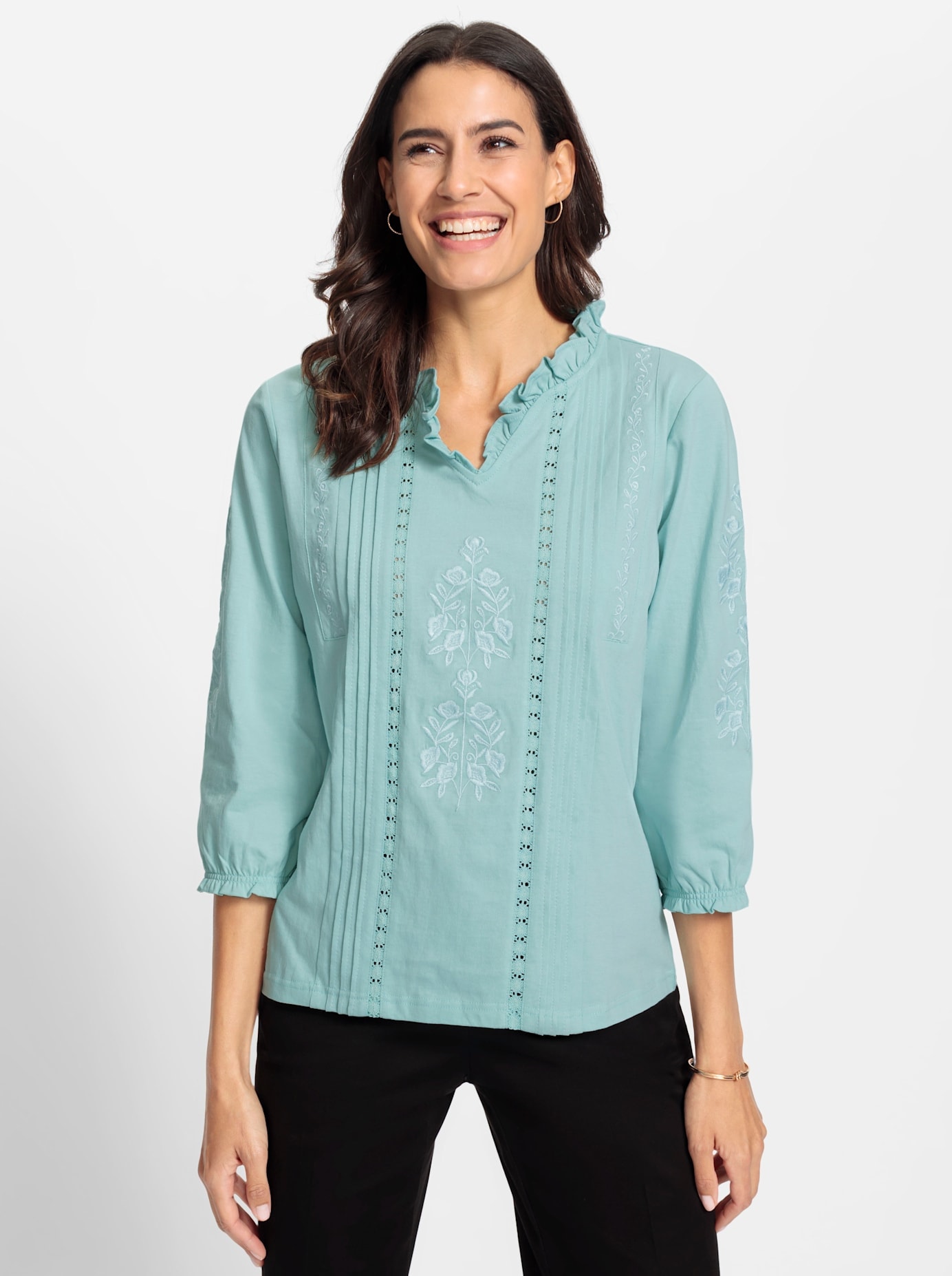 Inspirationen 3/4-Arm-Shirt »3/4-Arm-Shirt« Inspirationen 3/4-Arm-Shirt »3/4-Arm-Shirt« von Inspirationen