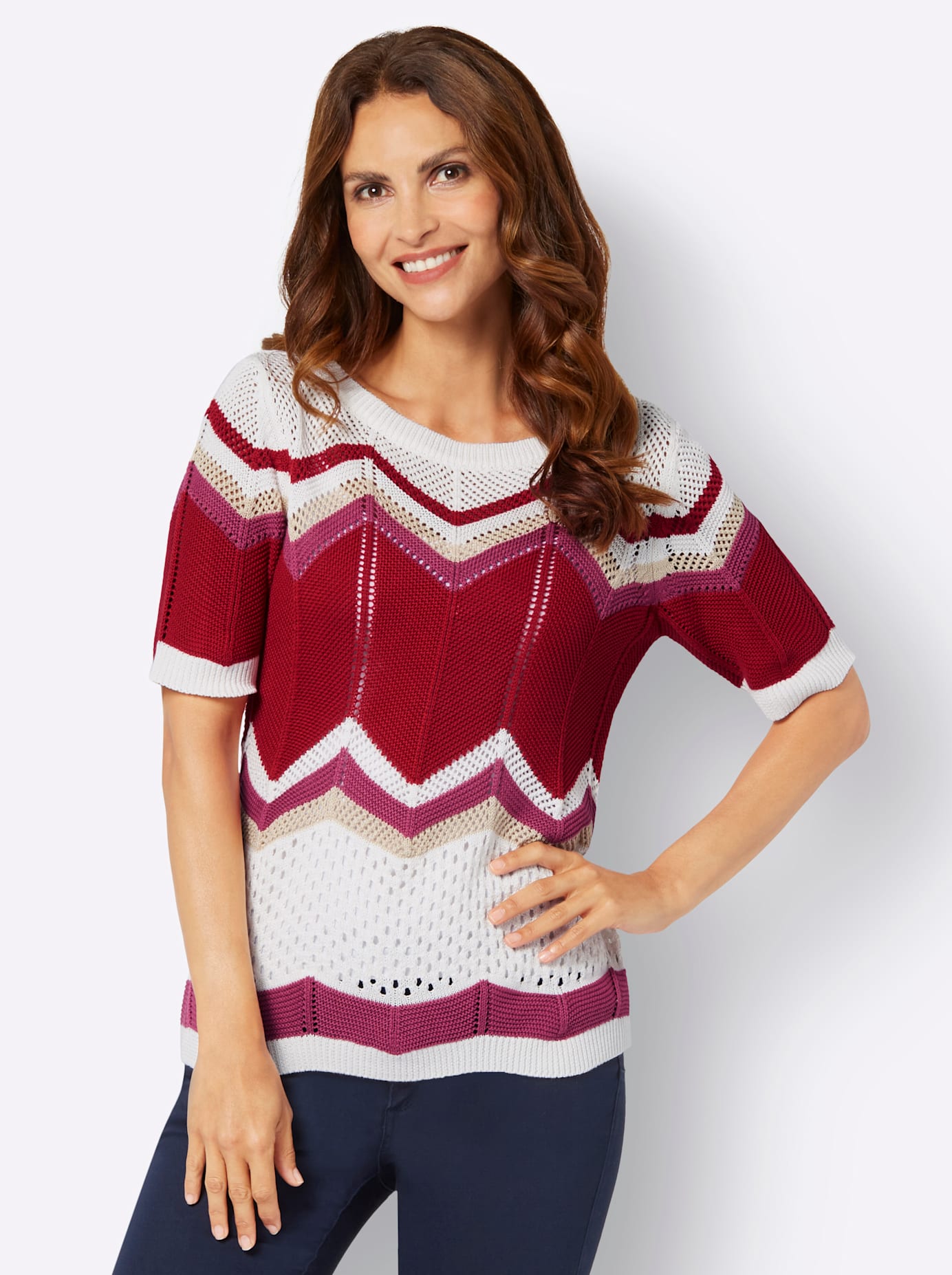 Inspirationen Ajourpullover »Pullover« Inspirationen Ajourpullover »Pullover« von Inspirationen