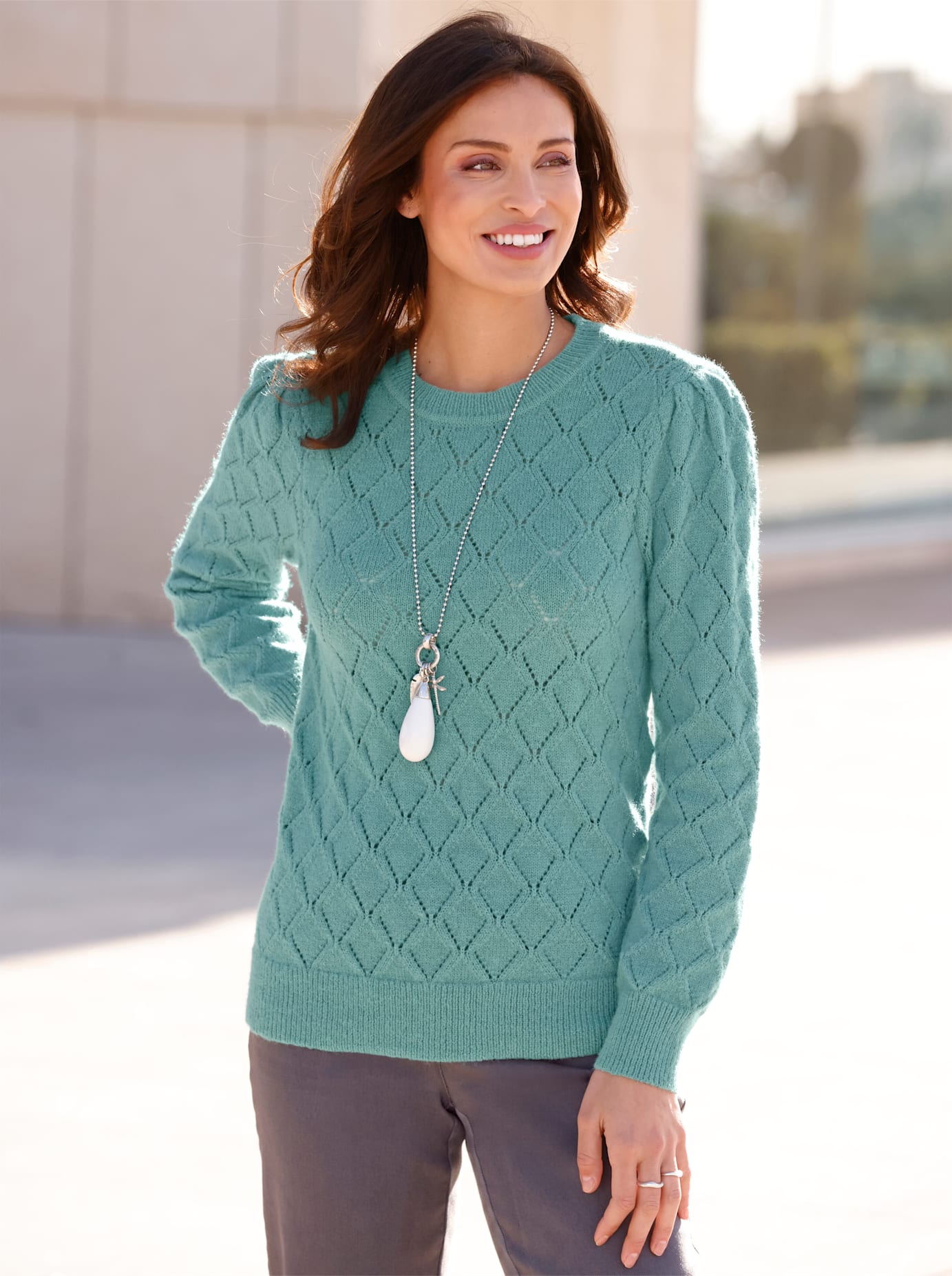 Inspirationen Ajourpullover »Pullover« Inspirationen Ajourpullover »Pullover« von Inspirationen