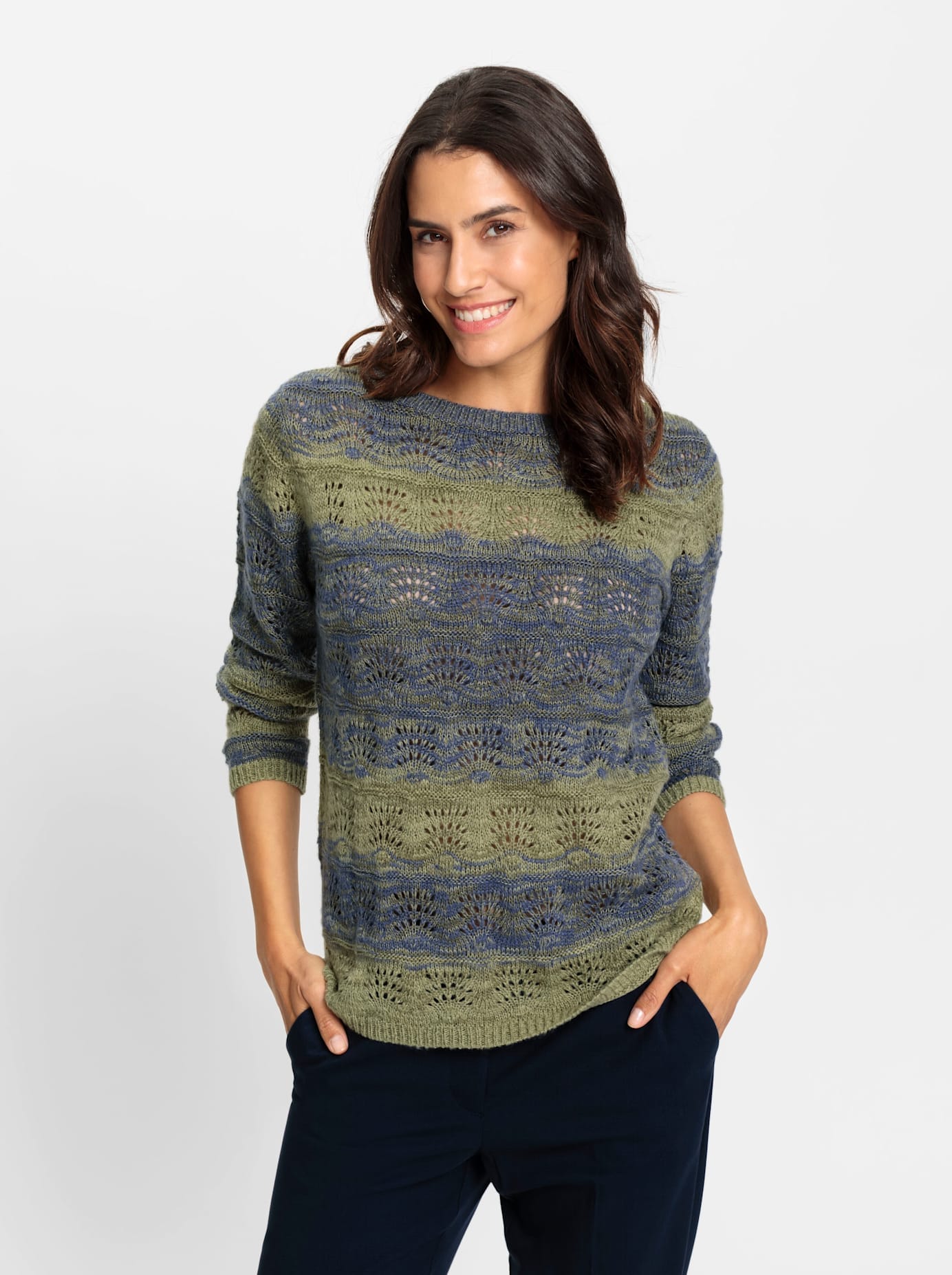 Inspirationen Ajourpullover »Pullover« von Inspirationen