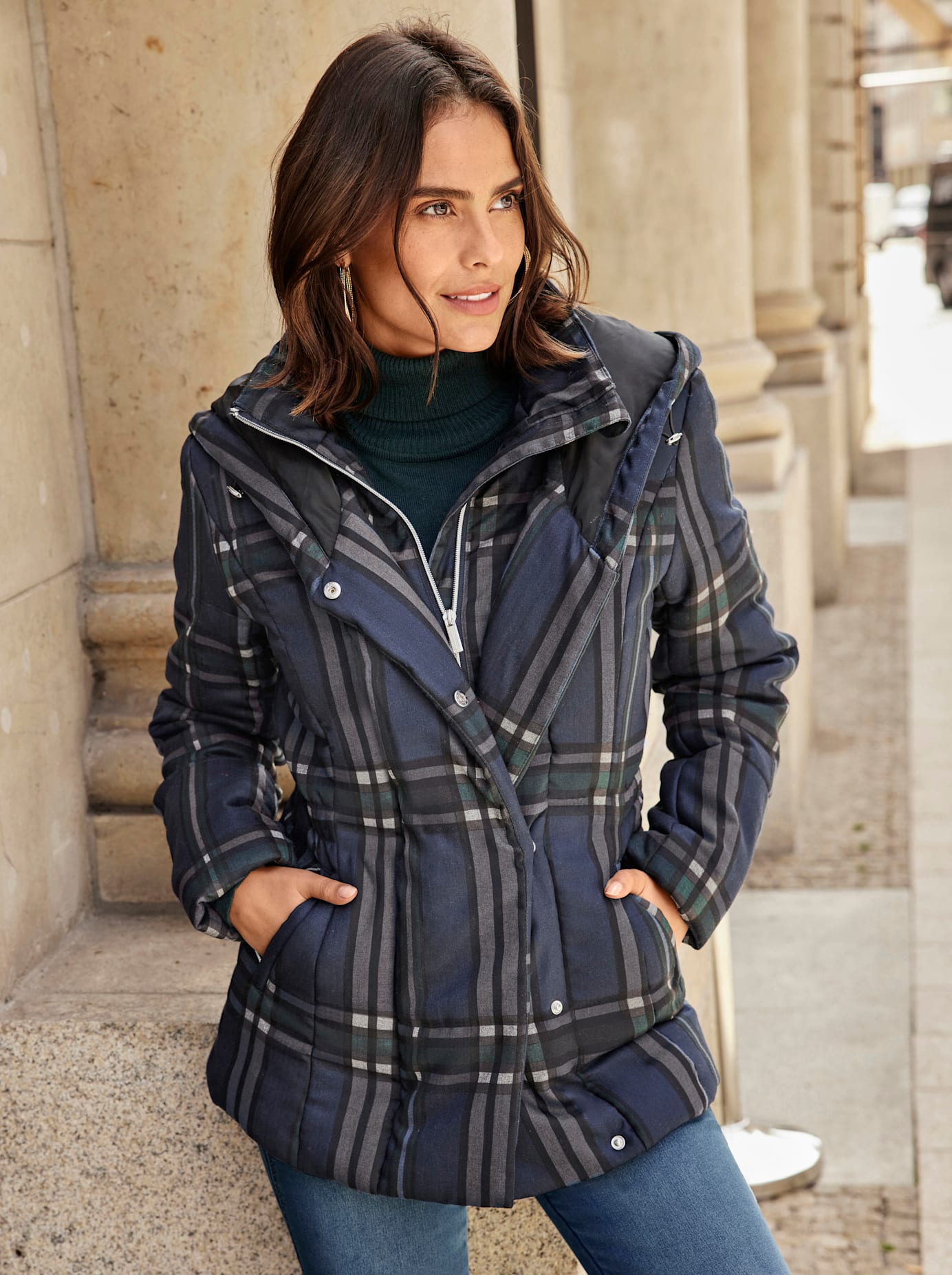 Inspirationen Doppeljacke, mit Kapuze Inspirationen Doppeljacke, mit Kapuze von Inspirationen