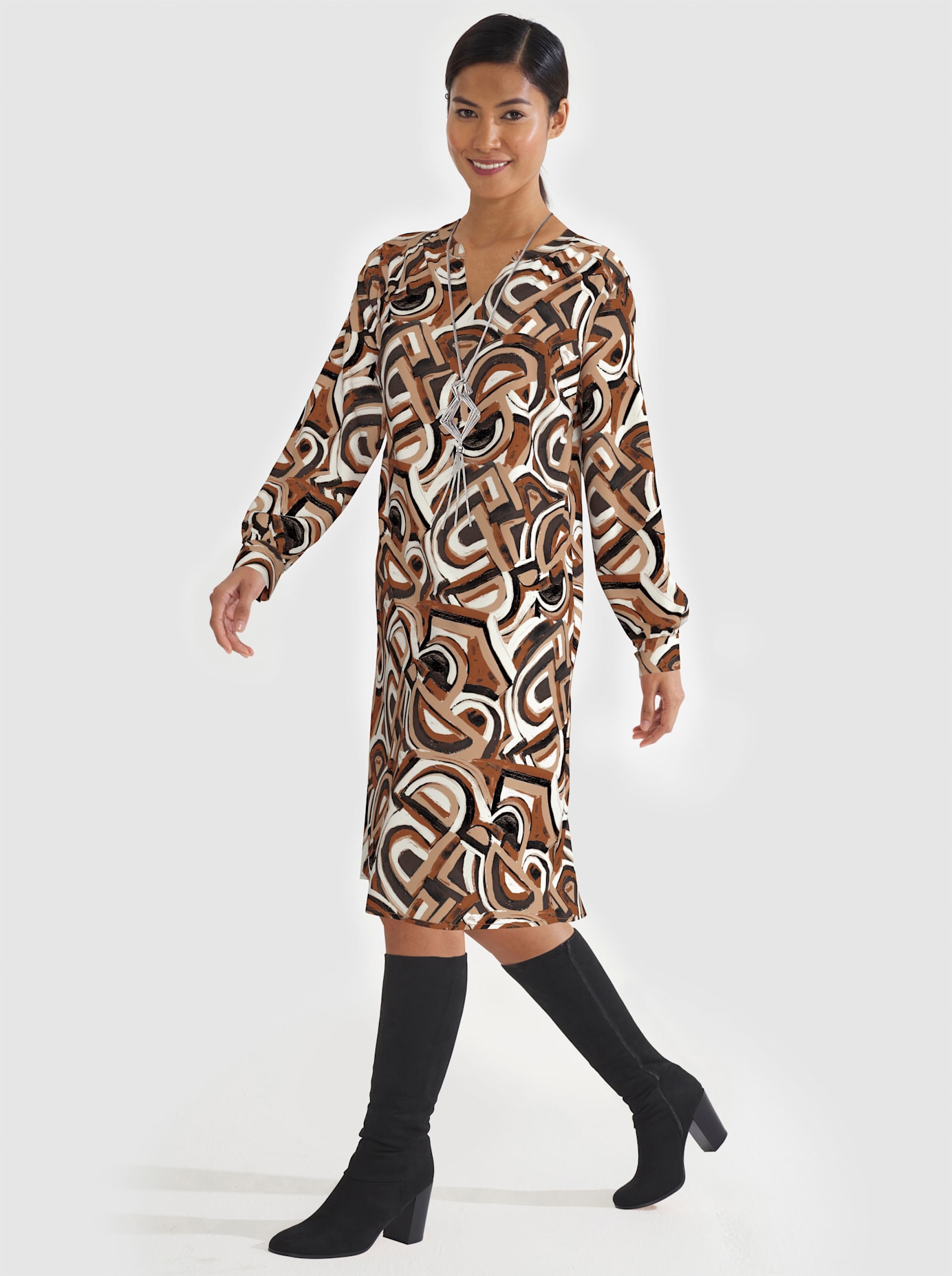 Inspirationen Druckkleid »Kleid« Inspirationen Druckkleid »Kleid« von Inspirationen